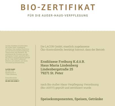 Bio Zertifikat